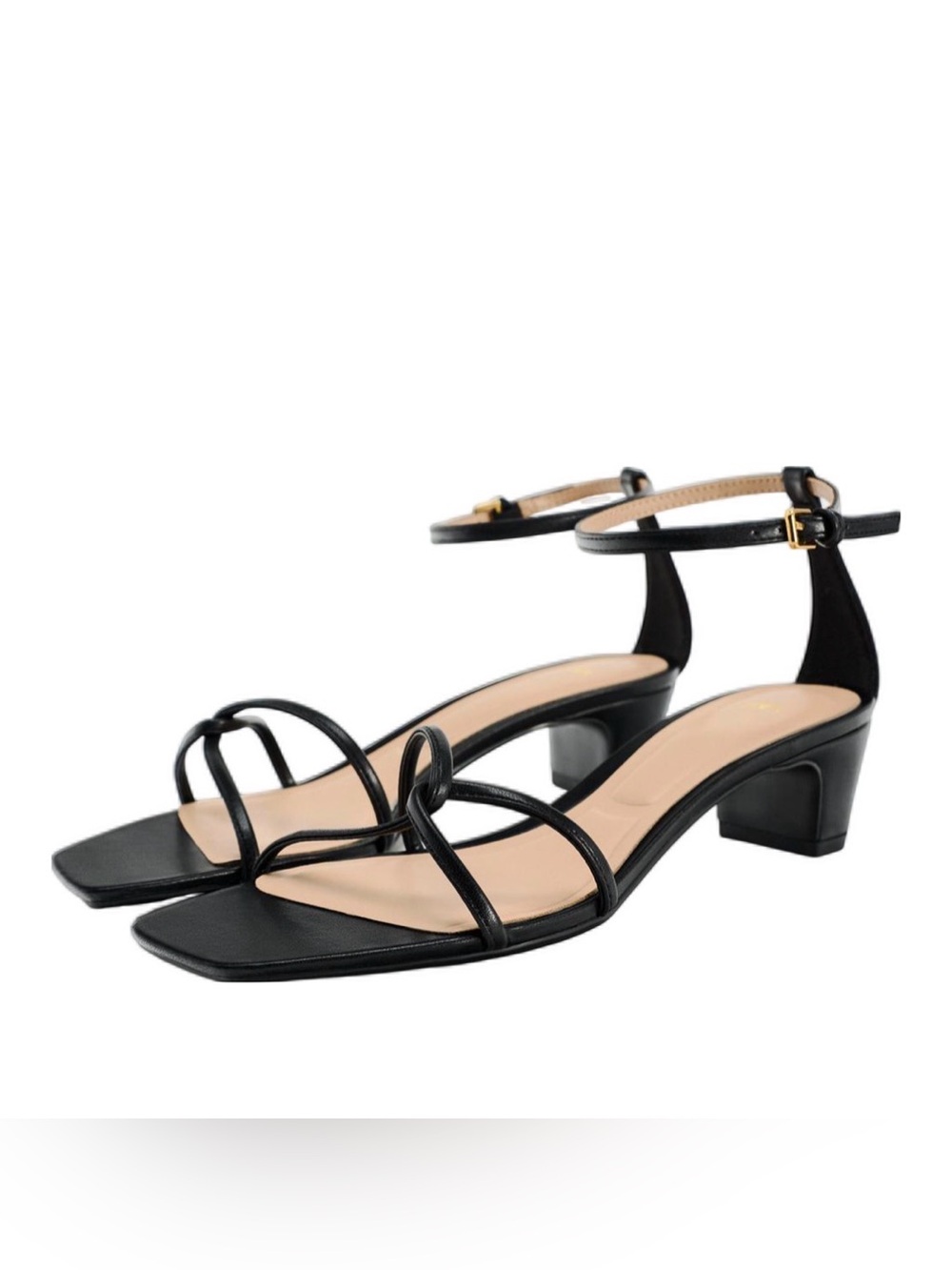 Zara High Heeled Strappy Sandals